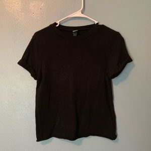 black short sleeved shirt